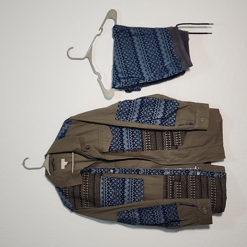 Sun & Stone Jacket/Short Set from Macys..Incredible knitting, comfy & looks DOPE